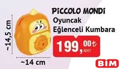 PİCCOLO MONDİ OYUNCAK EĞLENCELİ KUMBARA